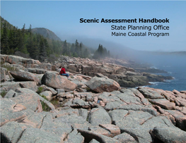 Scenic Assessment Handbook State Planning Office Maine Coastal Program