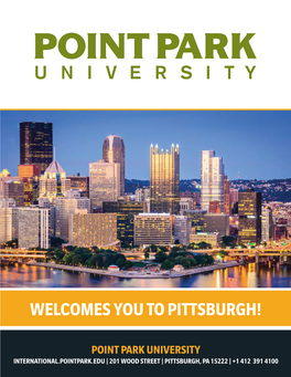 Welcomes You to Pittsburgh!