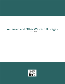 American and Other Western Hostages December 2020