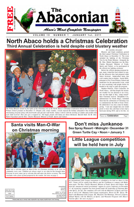 North Abaco Holds a Christmas Celebration