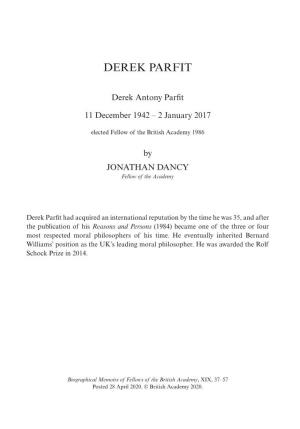 Derek Parfit