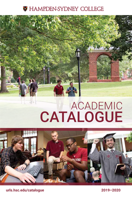 2019-20 Academic Catalogue (Pdf)