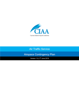 Air Traffic Service Airspace Contingency Plan CIAA/ATC/MAN/006