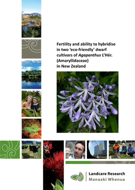 Fertility and Ability to Hybridise in Two 'Eco-Friendly' Dwarf Cultivars of Agapanthus L'hér. (Amaryllidaceae) in New