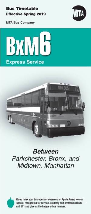 Bxm6 Bus Schedule