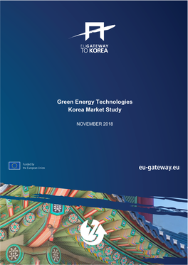 Green Energy Technologies Korea Market Study