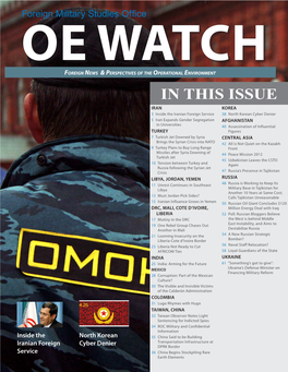 In This Issue Oe Watch