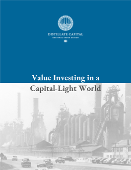 Value Investing in a Capital-Light World