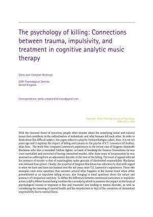 Connections Between Trauma, Impulsivity, and Treatment in Cognitive Analytic Music Therapy