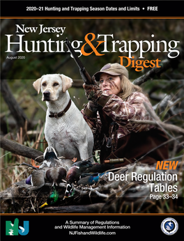 New Jersey Hunting Trapping August 2020 & Digest