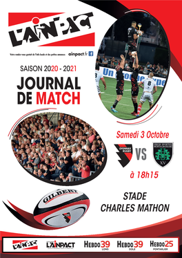 Journal De Match – Oyo Rugby Vs Montauban