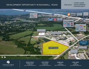 Development Opportunity in Rockwall, Texas for Sale Development Opportunity
