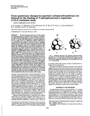 A 3.5-A Resolution Study (Protein Crystallography/Enzyme Activation) J