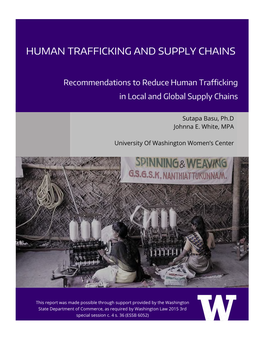 Human Trafficking and Supply Chains