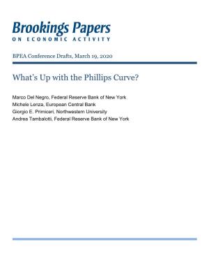 What's up with the Phillips Curve?