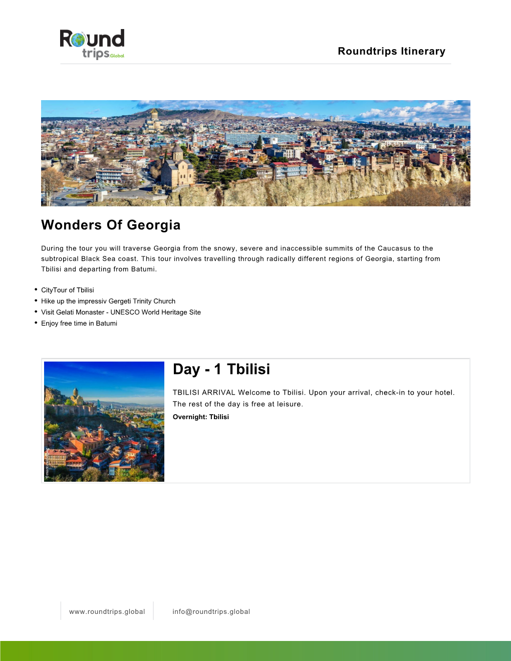 Print the Whole Itinerary