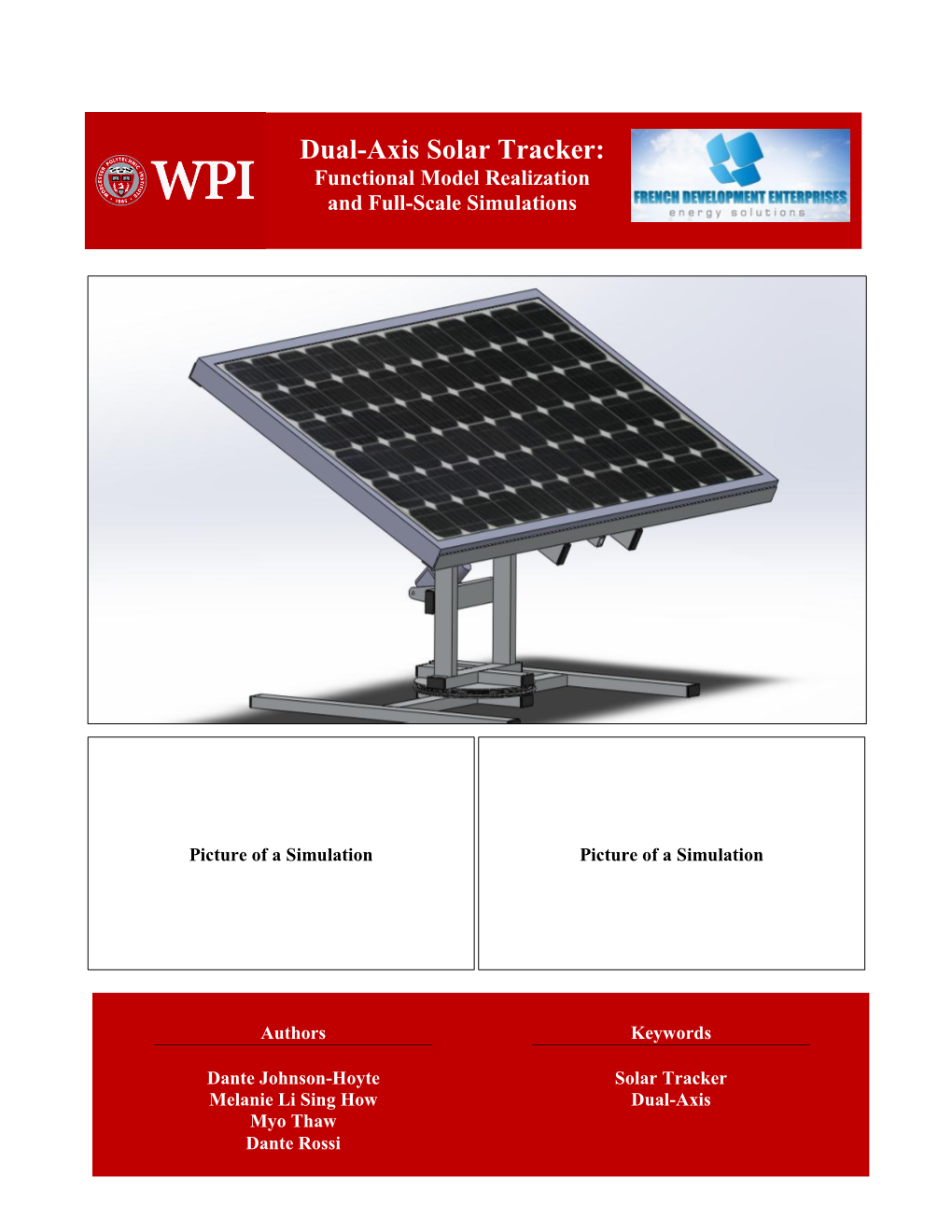 Dual-Axis Solar Tracker