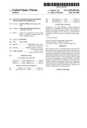 (12) United States Patent (10) Patent No.: US 6,395,889 B1 Robison (45) Date of Patent: May 28, 2002