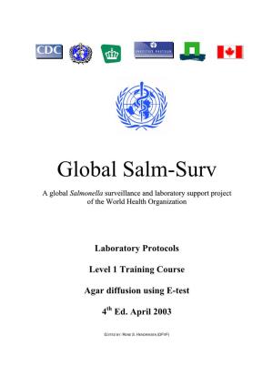 Laboratory Protocols Level 1 Training Course Agar Diffusion Using E-Test 4