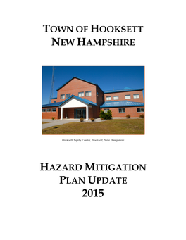Hooksett Hazard Mitigation Plan 2015