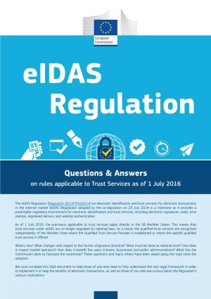 Eidas Regulation Questions & Answers
