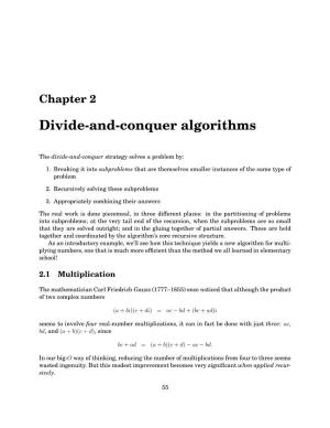 Divide-And-Conquer Algorithms