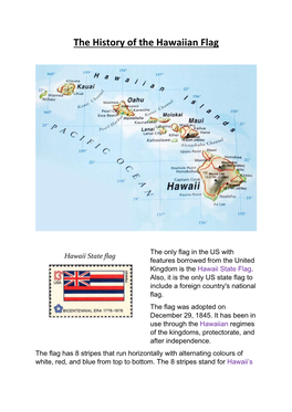 The History of the Hawaiian Flag
