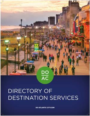 Directory of Destination Services