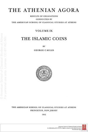 THE ISLAMIC COINS Athens at BY