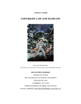 Copyright Law and Mash-Ups