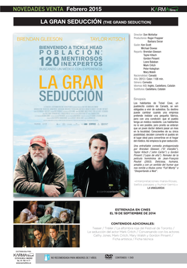 Febrero 2015 K ﬁlms