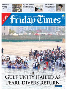 Gulf Unity Hailed As Pearl Divers Return