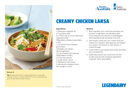 Creamy Chicken Laksa