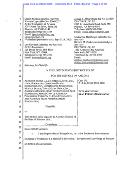 Case 2:14-Cv-02100-SRB Document 95-2 Filed 11/04/14 Page 1 of 40