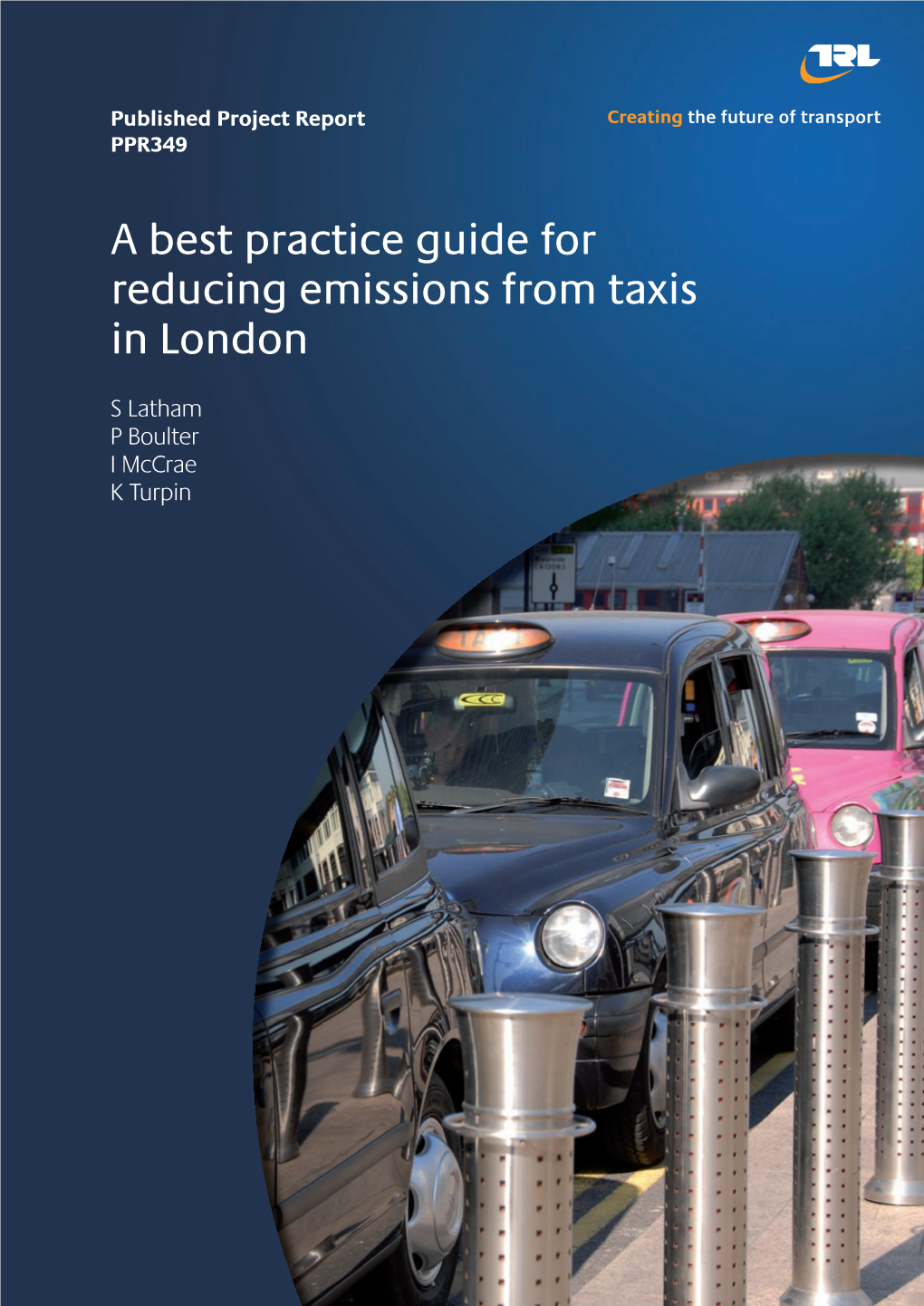 A Best Practice Guide for Reducing Emissions from Taxis in London
