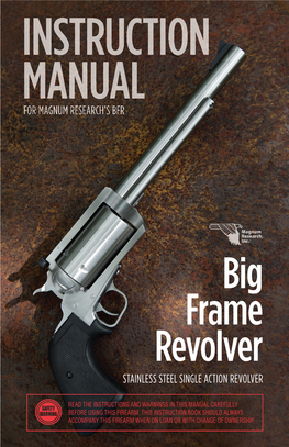 Big Frame Revolver STAINLESS STEEL SINGLE ACTION REVOLVER