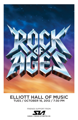 Elliott Hall of Music Tues / October 16, 2012 / 7:30 Pm