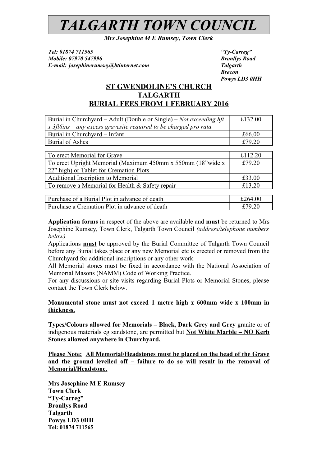 Talgarth Town Council