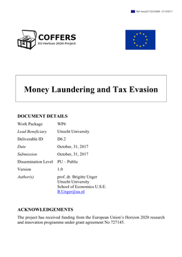 Money Laundering and Tax Evasion