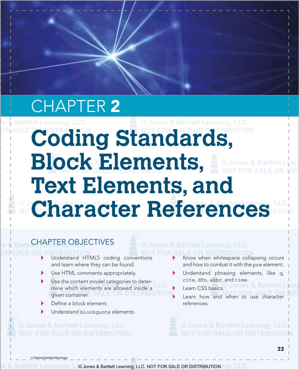 Coding Standards, Block Elements, Text Elements, and Character