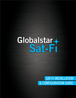 Sat-Fi Installation & Configuration Guide