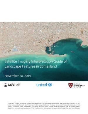 Satellite Imagery Interpretation Guide of Landscape Features in Somaliland