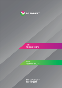 Bashneft. Sustainability Report 2014