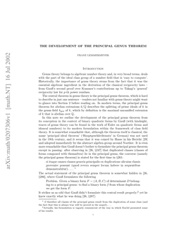 Arxiv:Math/0207306V1 [Math.NT] 16 Jul 2002 Fhsresults