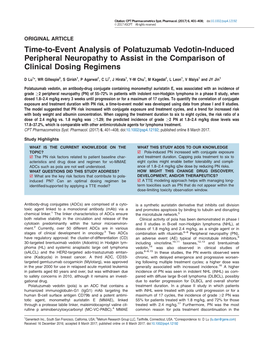 Event Analysis of Polatuzumab Vedotin&#8208;Induced Peripheral