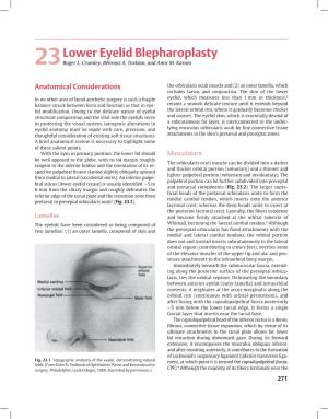Lower Eyelid Blepharoplasty 23 Roger L