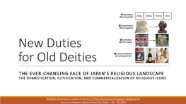 New Duties for Old Deities, Lecture at Aoyama Gakuin University, Tokyo – Oct