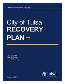 City of Tulsa RECOVERY PLAN +