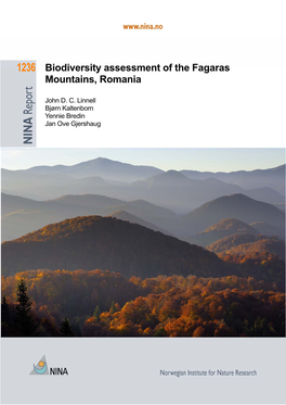 Biodiversity Assessment of the Fagaras Mountains, Romania