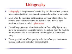 Lithographylithography